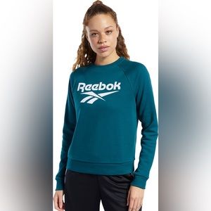 Reebok Teal Green Sweater, size small.